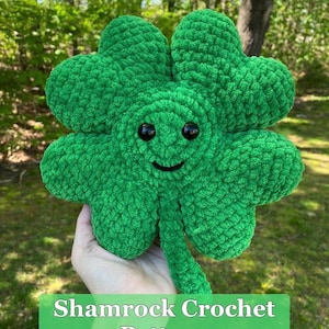 Four Leaf Clover / Shamrock Amigurumi Crochet Pattern