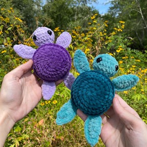 Turtle Plushie - Handmade Crocheted Item