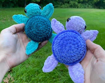 Turtle Plushie - Handmade Crocheted Item