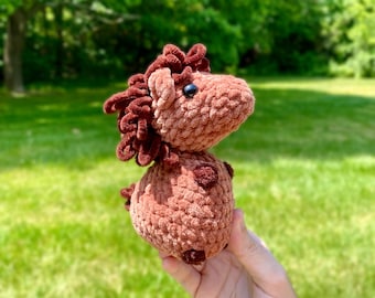 Horse Plushie - Handmade Crocheted Item