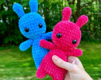 Alien Plushie - Handmade Crocheted Item