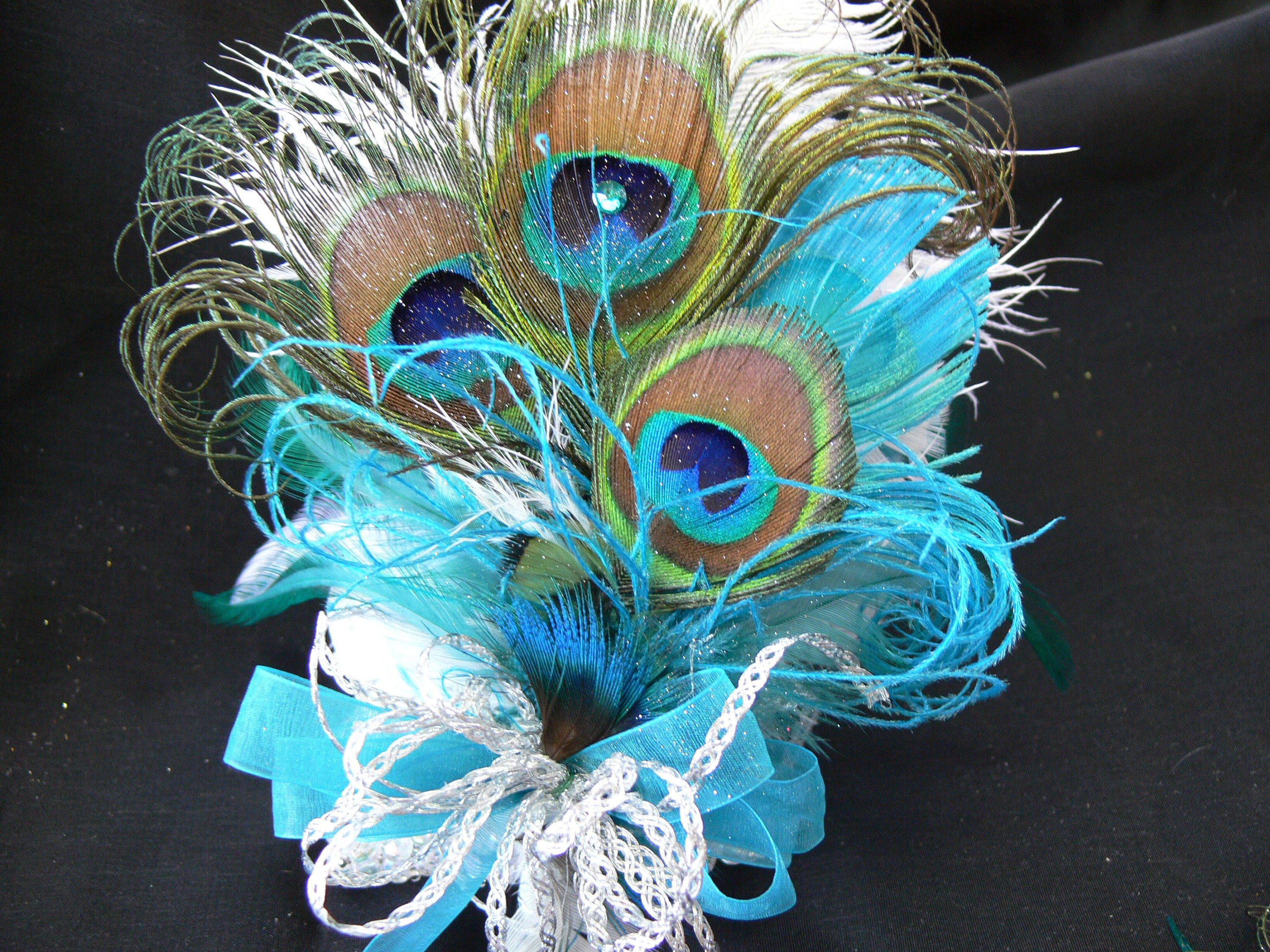 Dress My Wedding – Peacock wrist corsage, pearl wrist corsage, wristlet,  bracelet, peacock wristlet, Customizable