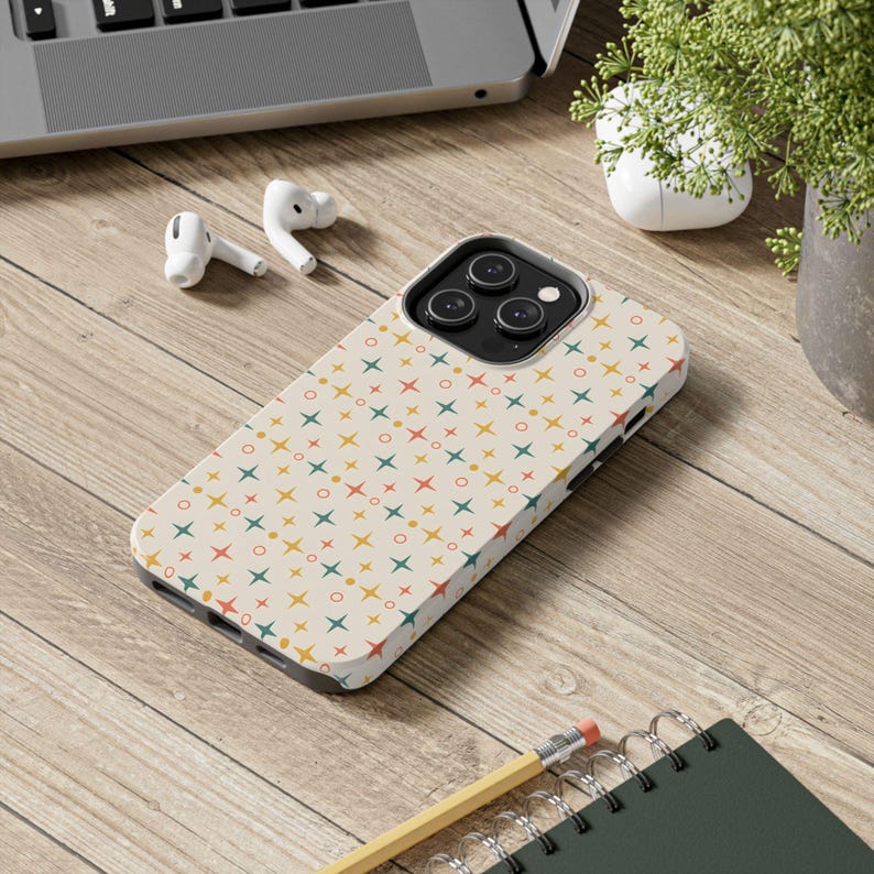 Retro Starburst Phone Case | Mid-Century Modern Atomic Design image 9