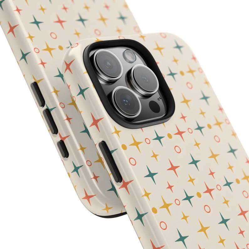 Retro Starburst Phone Case | Mid-Century Modern Atomic Design , iPhone 17 16 15 14 13 12 case, Samsung galaxy case.🎁 Perfect Gift For  Retro & vintage lovers  Mid-century modern decor fans  Friends who love nostalgic, artsy designs retro phone case mid century modern atomic starburst vintage pattern retro aesthetic geometric phone case 1950s design mod phone case retro gift idea mid century style atomic era pattern colorful star case retro home gift retro mod design vintage phone cover