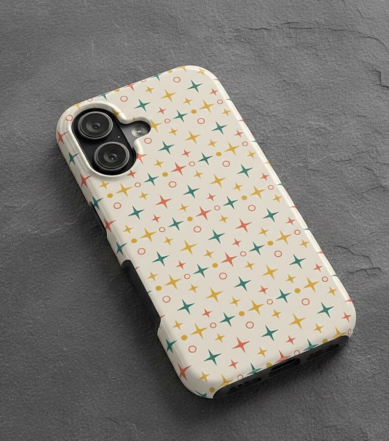 Retro Starburst Phone Case | Mid-Century Modern Atomic Design image 20