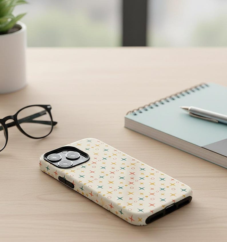 Retro Starburst Phone Case | Mid-Century Modern Atomic Design image 19