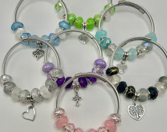 Handmade European Bead Bracelets