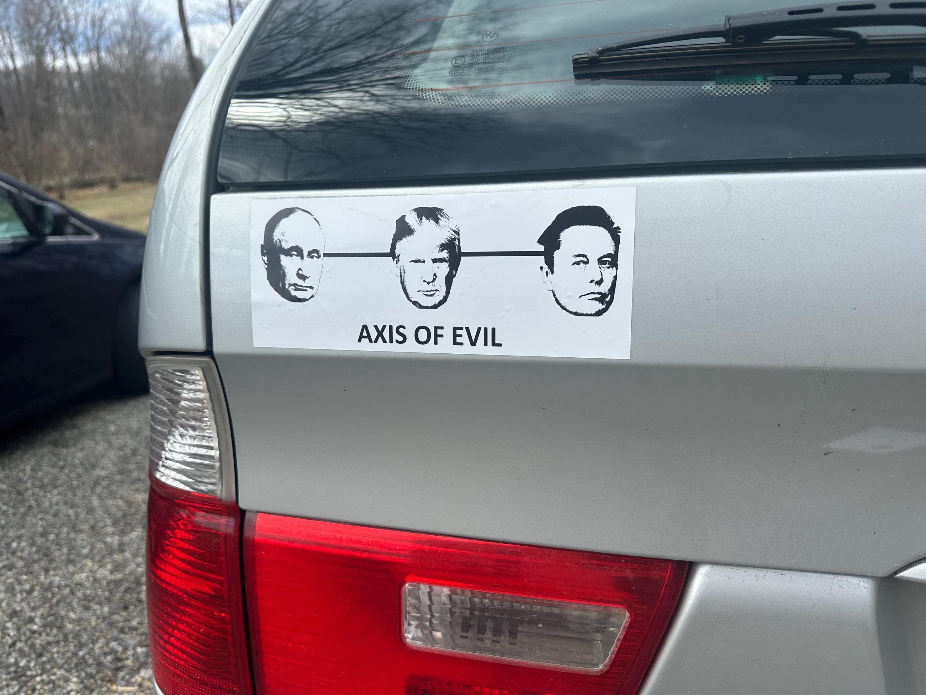 Axis of Evil Bumper Sticker, Anti-trump, Anti-putin, Anti-elon, Anti ...