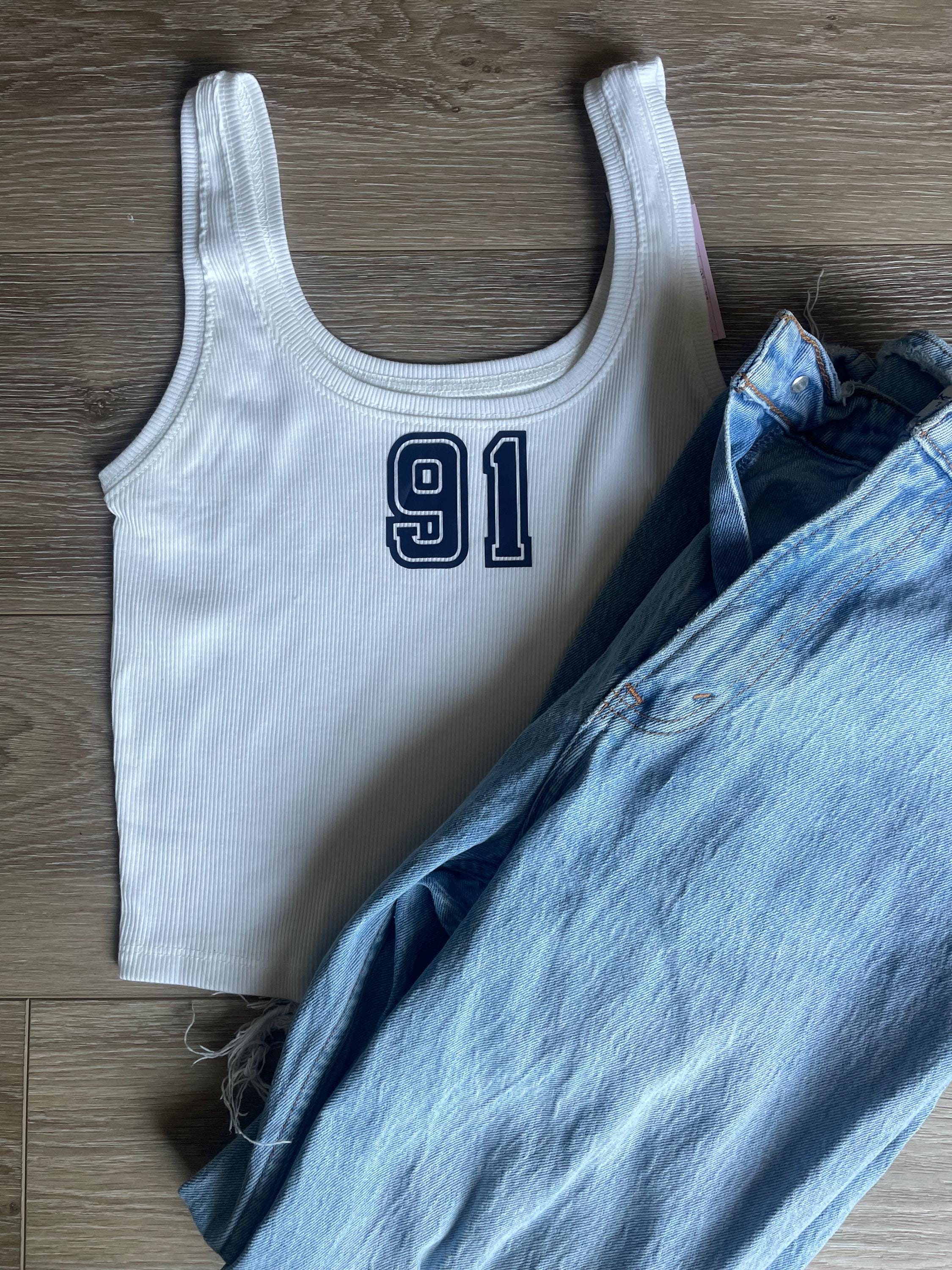 Customizable Gameday Jersey Tank Top: Fan Number, Tailgate Apparel