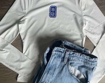 Custom Gameday Long Sleeve Jersey: Personalized Sports Fan Apparel