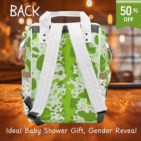 Cowgirl Diaper Bag Backpack: Western Boots Hat Design