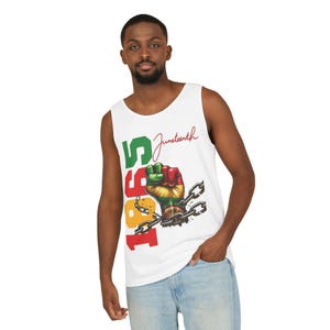 Junteenth 1865 Urlaub Tank Top, Unisex Junteenth Shirt, Freiheit Feier Bekleidung, Schwarze Geschichte Monat tragen, Unisex 1865 Tank Top