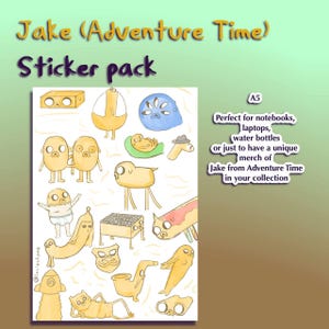 Jake the dog sticker pack