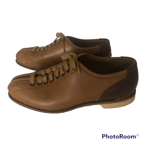 Brunswick Men's Sz 9 Bowling Shoes Vintage 60s Leather - Etsy Canada