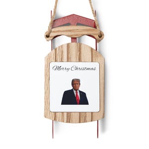 Sled Ornaments - Festive Holiday Decor for Christmas, Personalized Gift, Winter Decoration, Unique Keepsake, Cheerful Home Accent