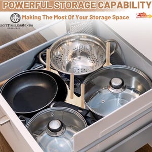 Deep Drawer Organizer for Pots And Pans: Maximize Kitchen Space