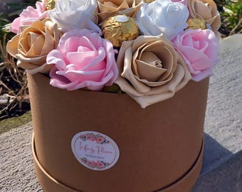 Flowers and Ferrero Roche