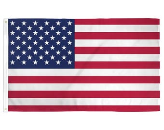 USA Flag 3x5 FT – American Flag for Outdoor Use – Bold Patriotic Decor – Durable Polyester with Brass Grommets – EndTheWokeness Gear