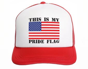 American Flag Trucker Hat: Patriotic Pride USA Edition