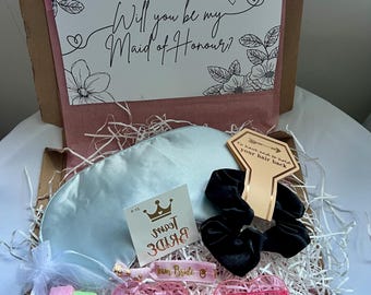 Maid of Honour Proposal | A Hug in a Box Pamper Hamper | Letterbox Gift | DOLLSIELTD