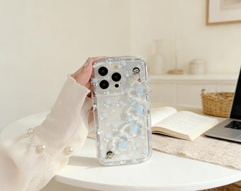 Pastel Petal Cute Cartoon TPU Phone Case: Shockproof, Unique Cover for Daily/School/Casual Use – Ideal for Women, Teen Girls & Student