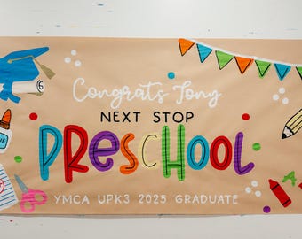 Hand Painted Graduation Banner