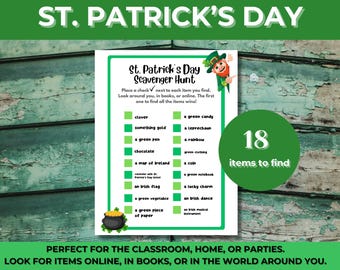 St. Patrick's Day Schnitzeljagd-Spiel: Spaß für jedes Alter