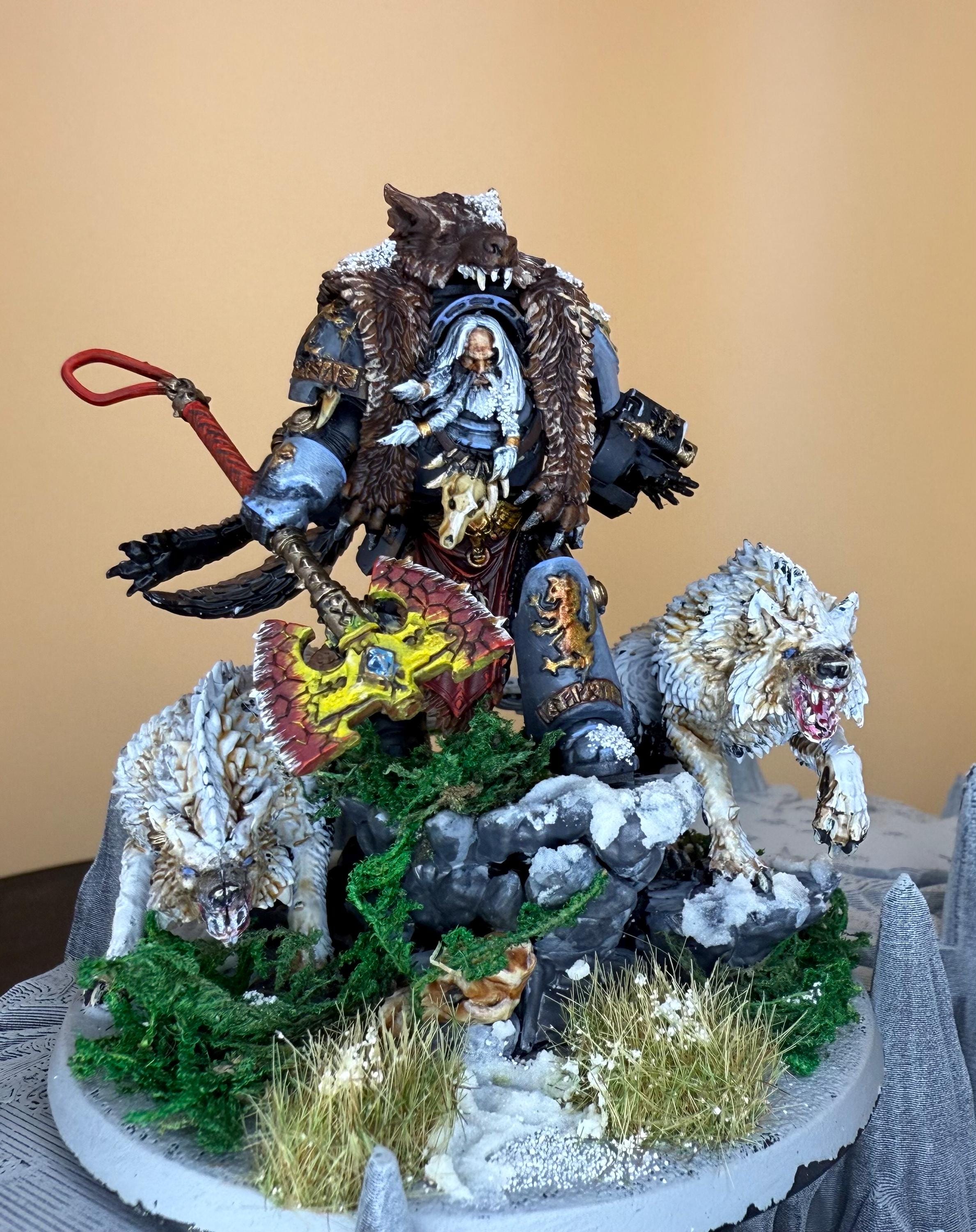 Grimdark Logan Grimnar: Space Wolves Chapter Master Miniature