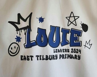 Boys Leavers shirt personalised