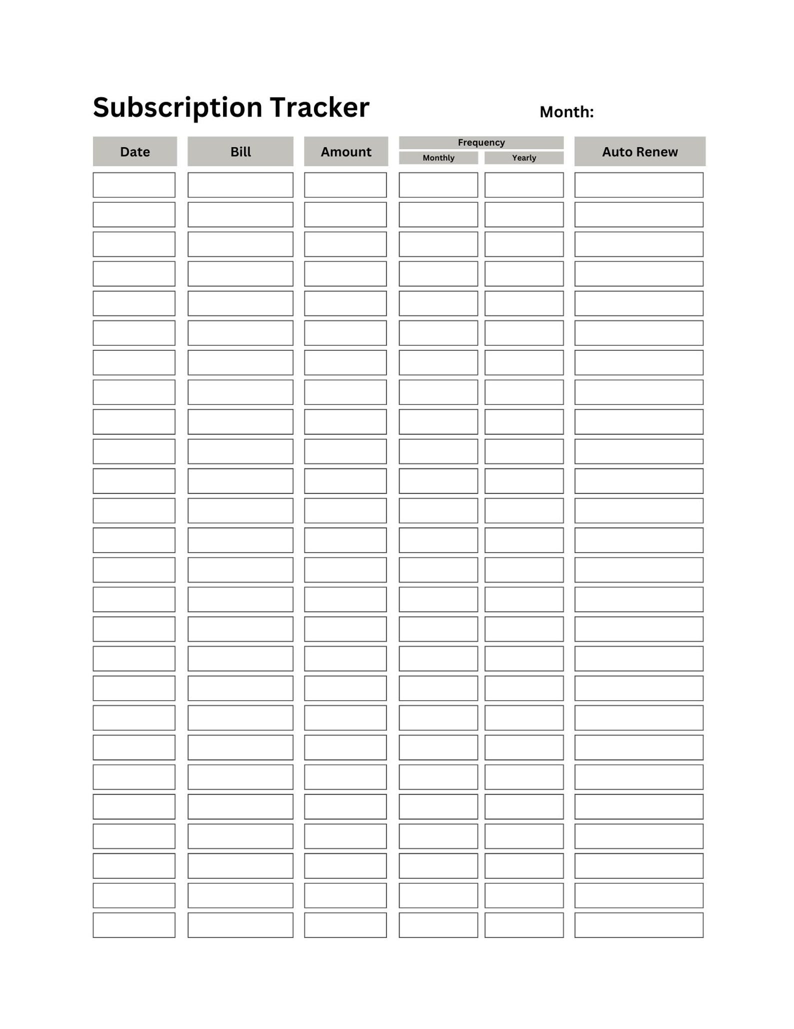Editable and Printable Bill Tracker Bundle Planner | Monthly Expense ...