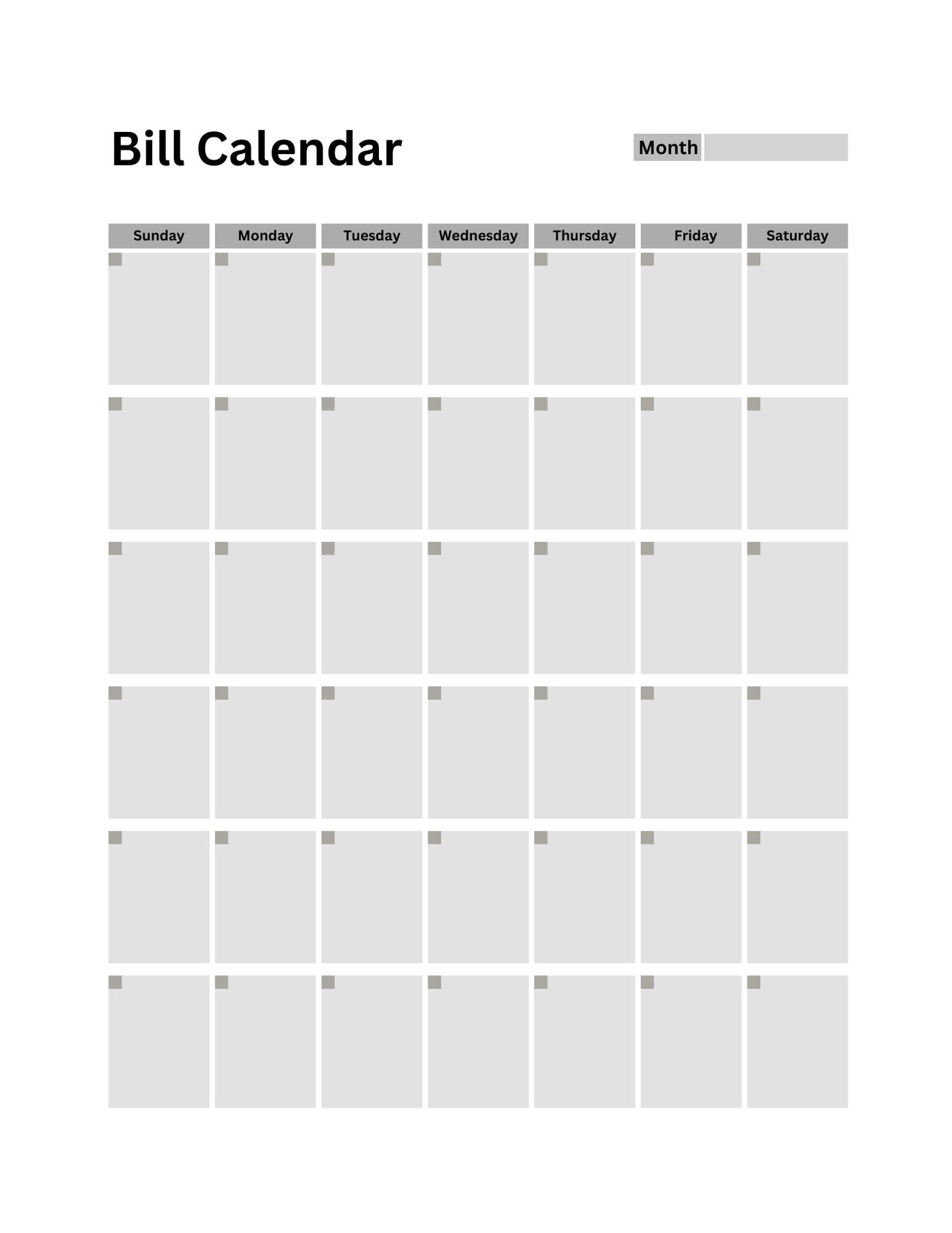 Editable and Printable Bill Tracker Bundle Planner | Monthly Expense ...