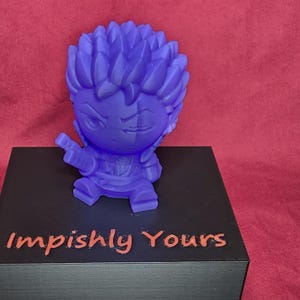 Chibi Zoro Figurine – 3D Printed Roronoa Zoro from One Piece