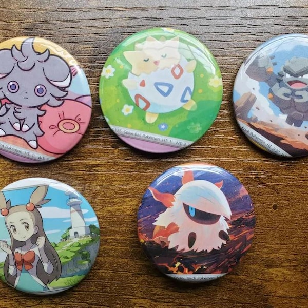 Pokemons Pins - Etsy
