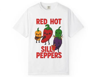 Camiseta unisex teñida en prenda de los Red Hot Silly Peppers