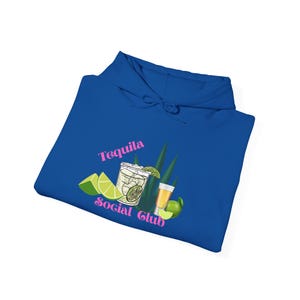 Tequila Social Club Hoodie: Retro Party Sweatshirt image 4