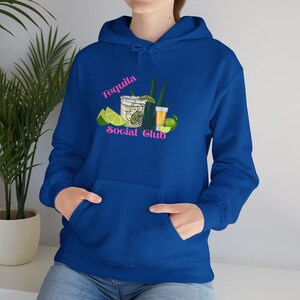 Tequila Social Club Hoodie: Retro Party Sweatshirt image 1