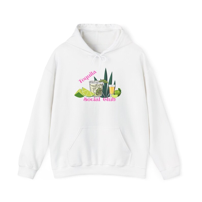 Tequila Social Club Hoodie: Retro Party Sweatshirt image 2