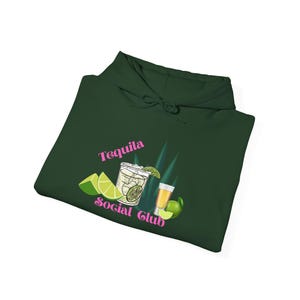 Tequila Social Club Hoodie: Retro Party Sweatshirt image 6