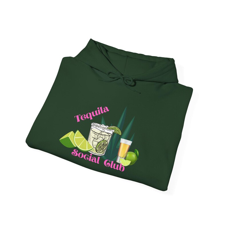 Tequila Social Club Hoodie: Retro Party Sweatshirt image 6