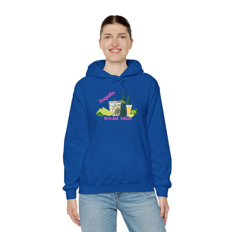 Tequila Social Club Hoodie: Retro Party Sweatshirt image 3