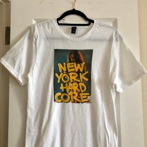 New York Hard Core NYHC Unisex Weißes T-Shirt von Mel One VERSANDKOSTENFREI Bild 4