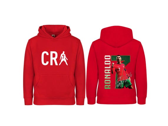 CR7 Ronaldo #7 Kids Hoodie – Portugal Youth Pullover Sweatshirt | Soccer Fan Gift