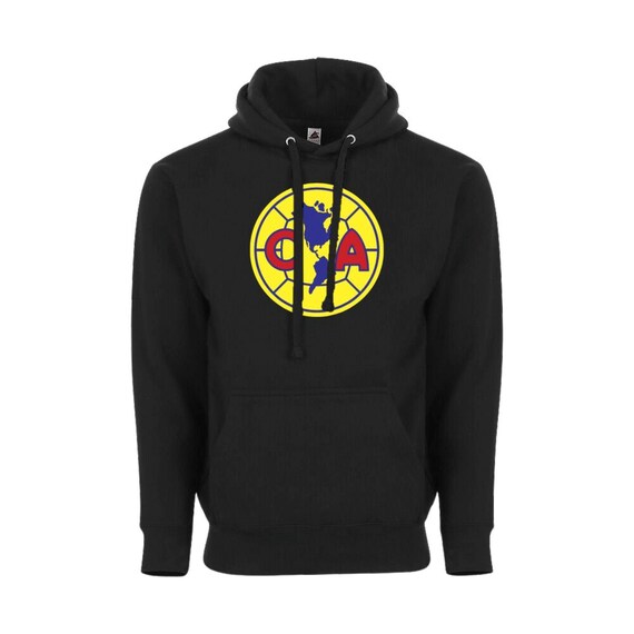 Liga Mx Club America Sudadera Negra Sudadera Con Capucha Del Club