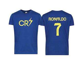 Koszulka piłkarska dla dzieci Ronaldo Cristiano Ronaldo nr 7, 100% bawełna