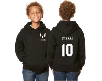 Lionel Messi Kids Pullover Hoodie: Youth Soccer Fan Apparel