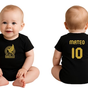 México Custom Baby Onesie Personalized México Baby Bodysuit
