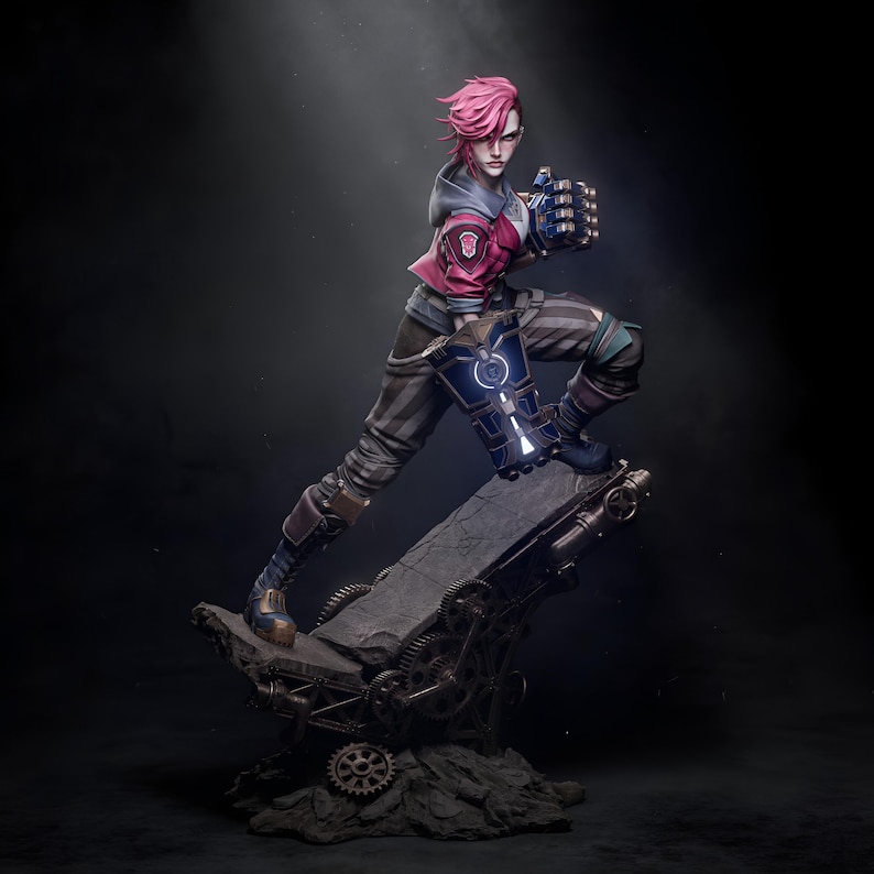 Jinx STL e Vi STL – Pacchetto STL Arcane Full Pack Modello di stampa 3D, file di alta qualità per collezionisti e hobbisti immagine 10