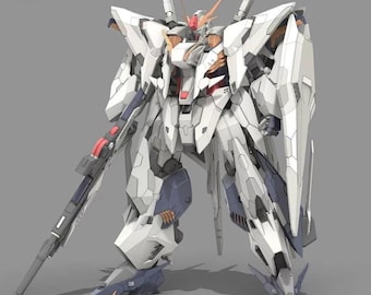 XI Gundam STL File - Gundam Rx-105 STL Hochwertiges 3D Druckbares Modell für Gundam Fans