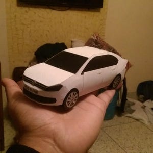 Carta 3D Vento, modello di carta 3D, low poly, carta fai da te Vento, download immediato di PDF, decorazioni per la casa, auto d'amore, facile da realizzare