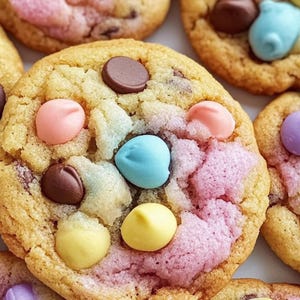 Easter Chocolate Chip Cookies